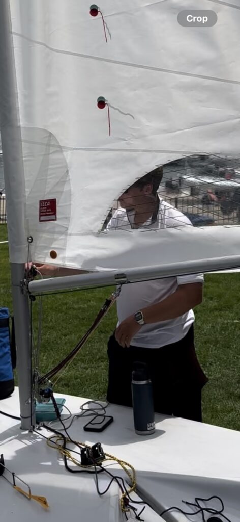 1. Eliminate Single-Use Water Bottles and Provide Water Refill Stations<br>Our club provides a filtered water bottle refilling station. The committee and chase boats each had water refilling stations. All participants were instructed to bring their own refillable water bottles.
