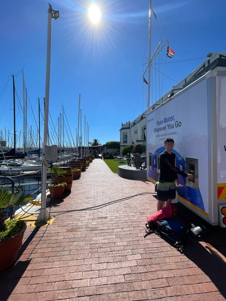 1. Eliminate Single-Use Water Bottles and Provide Water Refill Stations<br>We provided a filtered water station for all sailors. The Club is in the process of purchasing a permanent water station.