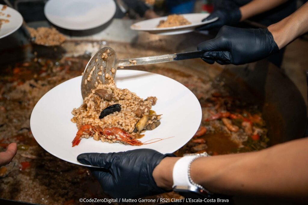9. Serve Local Food or Source Seafood Sustainably<br>The food provider for the opening and closing ceremonies, as well as the daily meals during the 2024 RS21 World Championship, was the Club