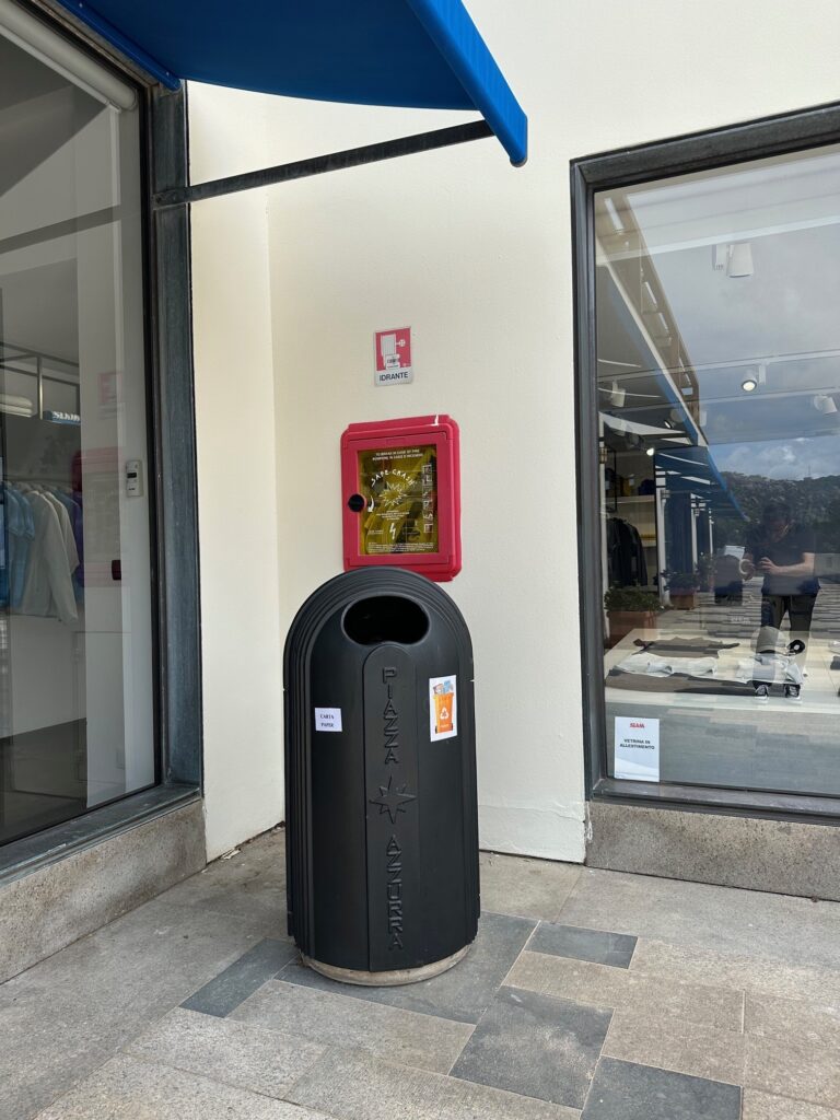 11. Ensure Proper Waste Bin Placement and Signage<br>11)All the trash bins had signs for waste separation