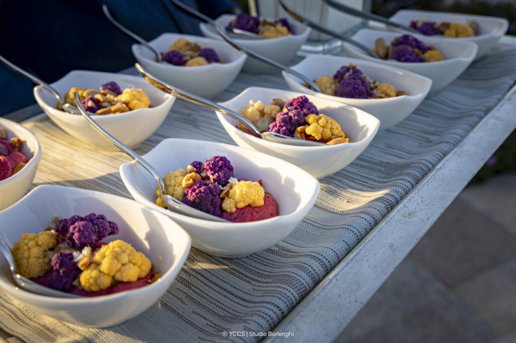 17. Offer Vegetarian or Vegan Alternatives<br>Different food options were provided during the event including vegetarian alternatives