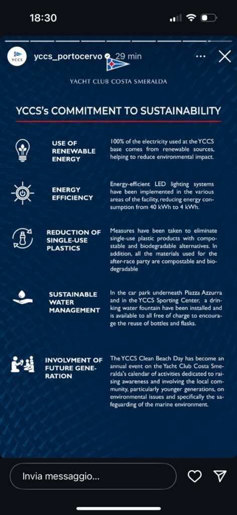 6. Publicize Your Sustainability Efforts<br>6)we have shown on our Instagram page what YCCS is doing to reduce its environmental impact. All the YCCS initiative are also listed on YCCS website.