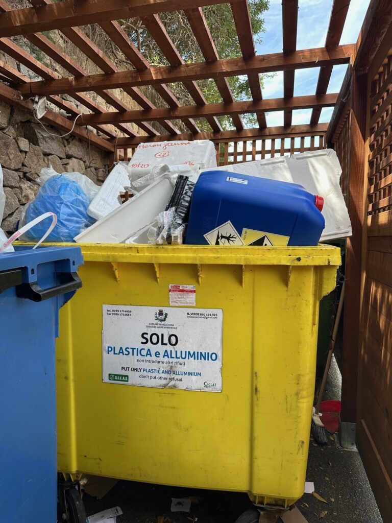 12. Divert Food Waste from the Landfill<br>In Italy, waste must be separated as required by law