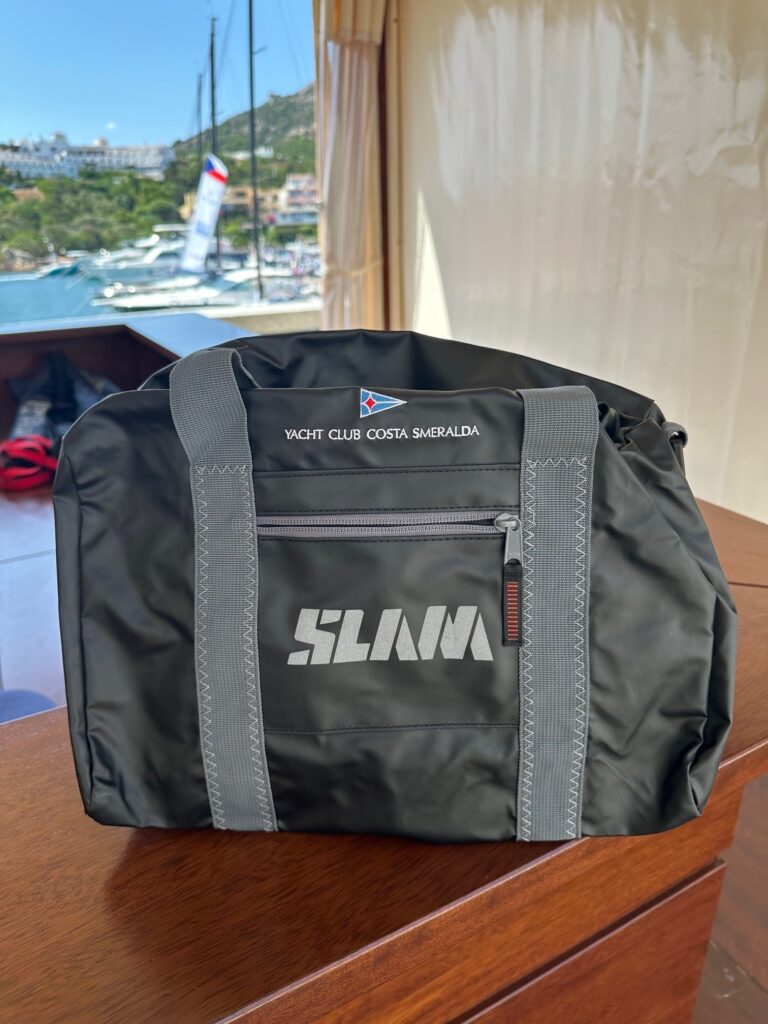 4. Skip Bags or Go Reusable<br>We gave the sailors Slam sails bags as skippers bags that they can reuse. 
