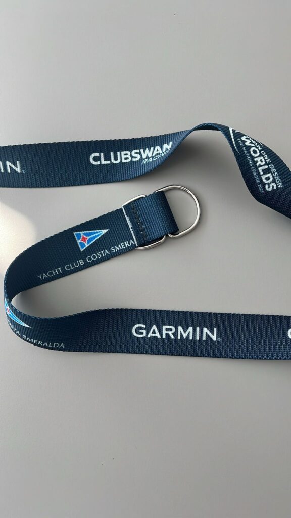 5. Award Practical Items or Use a Perpetual or Upcycled Trophy<br>For the Nations League - Swan One Design World, the winners were awarded a practical Garmin belt.