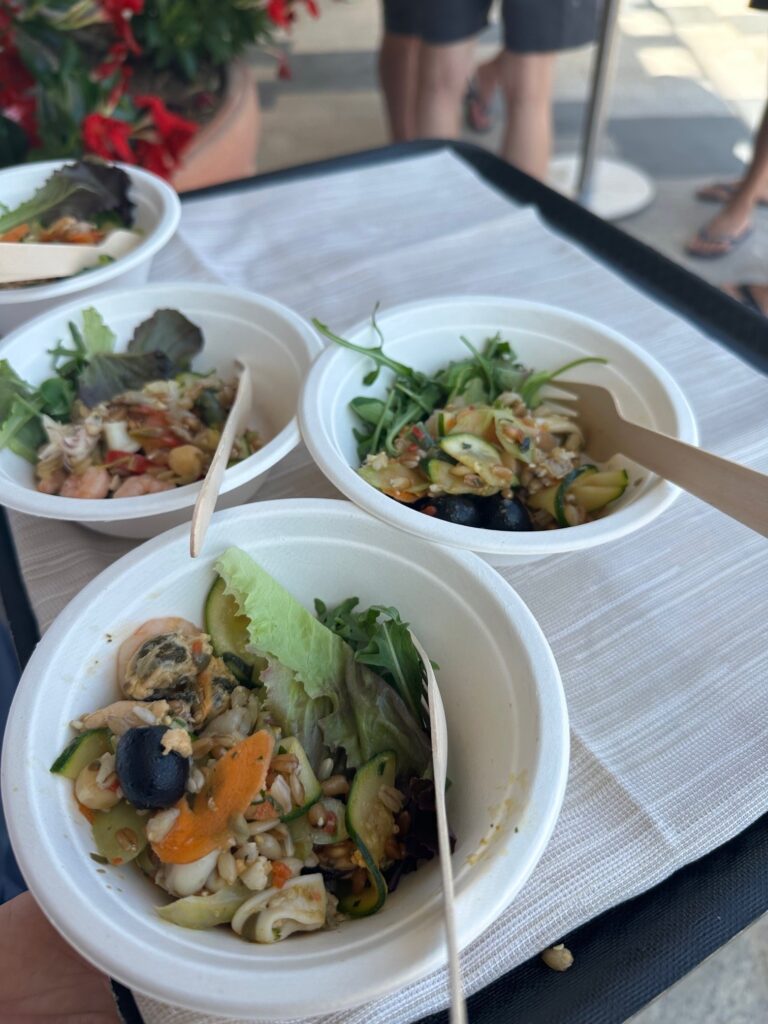 9. Serve Local Food or Source Seafood Sustainably<br>The organisation provided meals with 0 km or in any case local ingredients