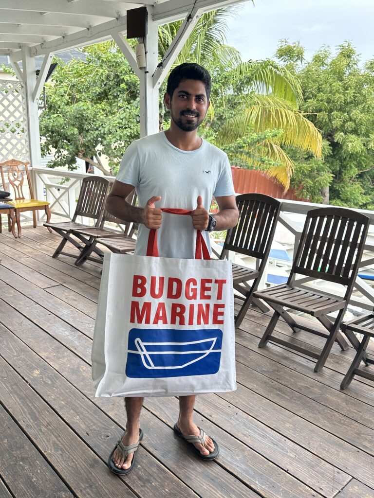 4. Skip Bags or Go Reusable<br>Reusable bags were distributed as skipper bags. They were large enough for the sailors to haul provisions, supplies, equipment, refreshments and of course rum!