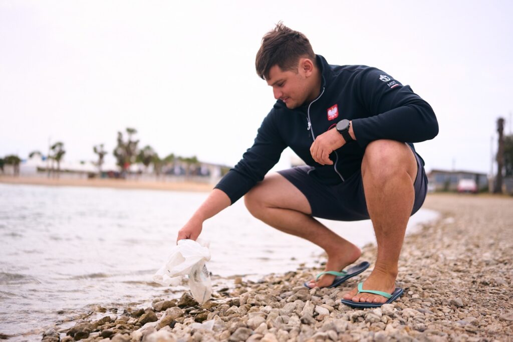 14. Host a Beach or Marina Cleanup<br>We organized one, between the two events.  But the main effort was made by the staff that was keeping the beach spotless from the waste washed out by the sea.