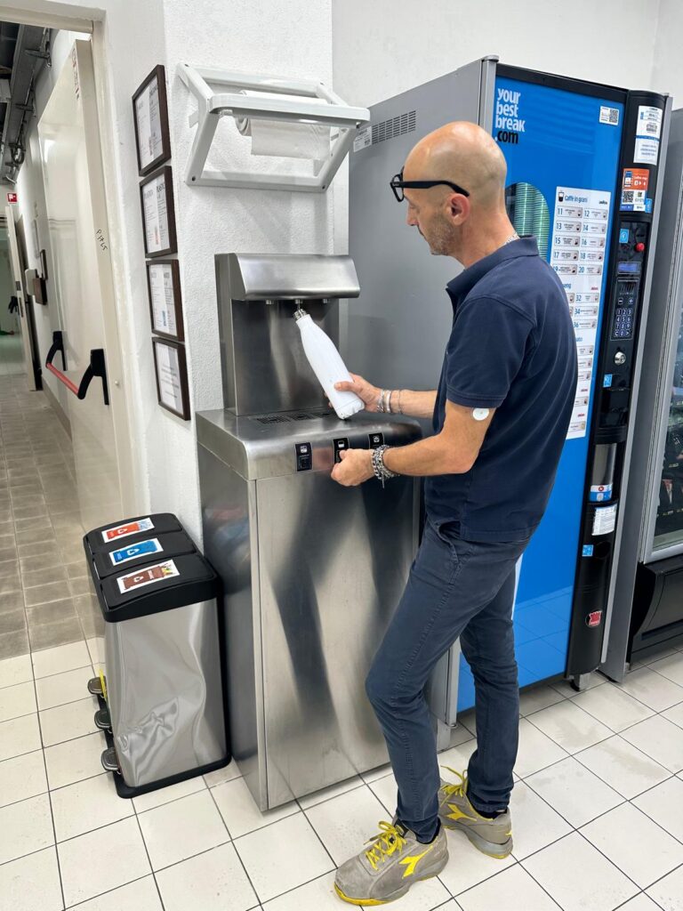 1. Eliminate Single-Use Water Bottles and Provide Water Refill Stations<br>We provided the organisation