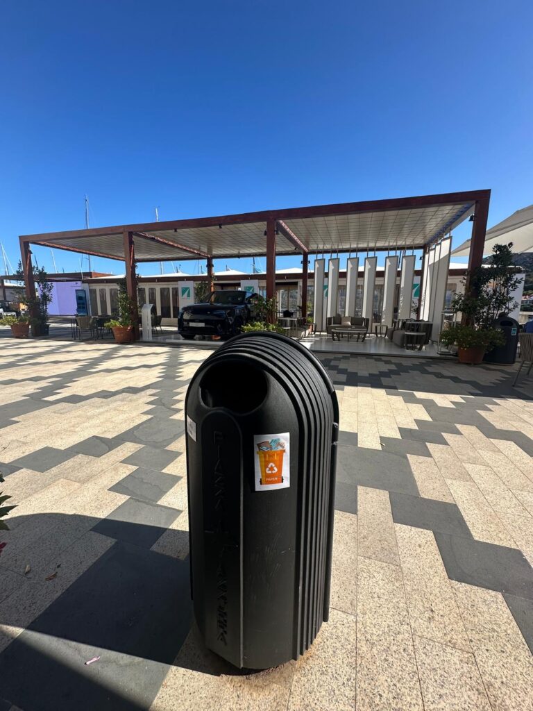 11. Ensure Proper Waste Bin Placement and Signage<br>All the trash bins had signs for waste separation