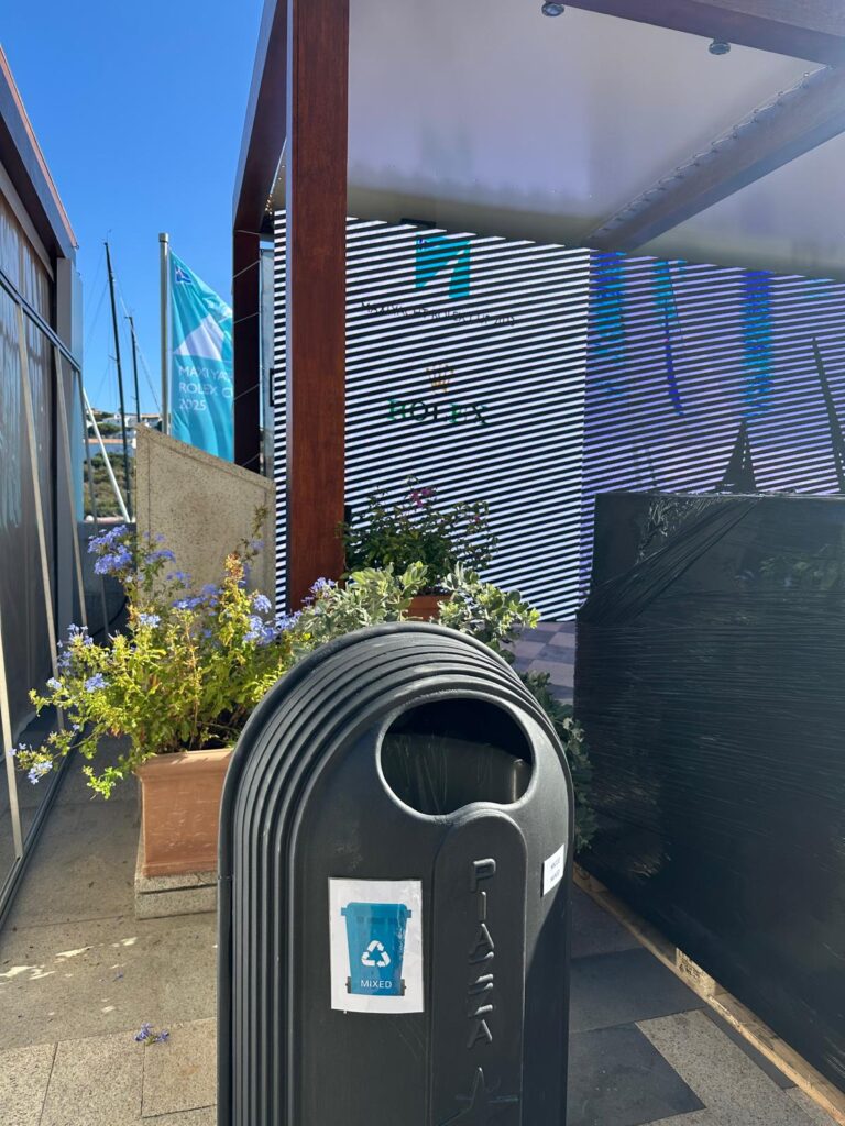 11. Ensure Proper Waste Bin Placement and Signage<br>All the trash bins had signs for waste separation