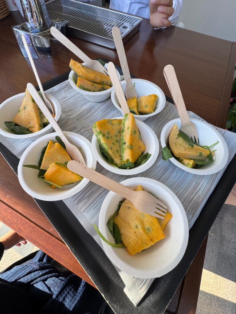 9. Serve Local Food or Source Seafood Sustainably<br>The organisation provided meals with 0 km or in any case local ingredients