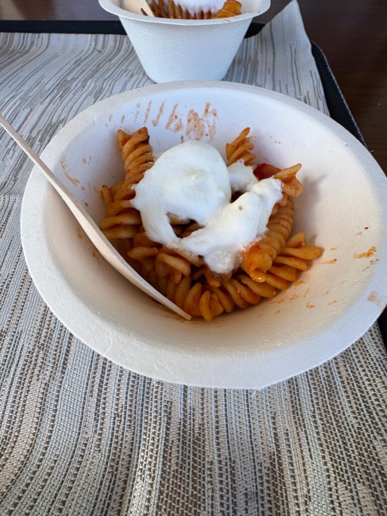 3. Serve Food with Plastic-Free Dinnerware<br>we serve food in biodegradable materials or plates and dishes that are washed with specific non-polluting detergents.