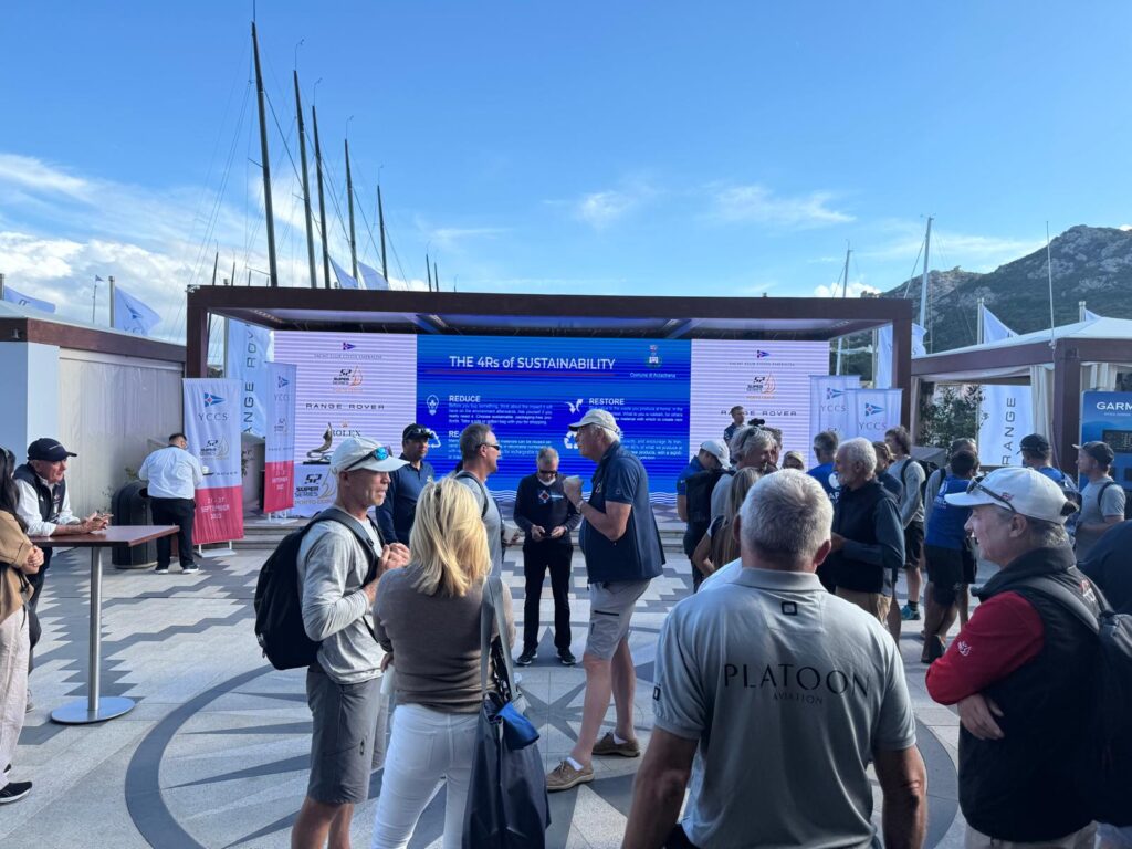 7. Involve Local Organizations<br>We have agreed with local institutions and organizations to promote the 4Rs of sustainability. During the event, these messages were displayed on our ledwall