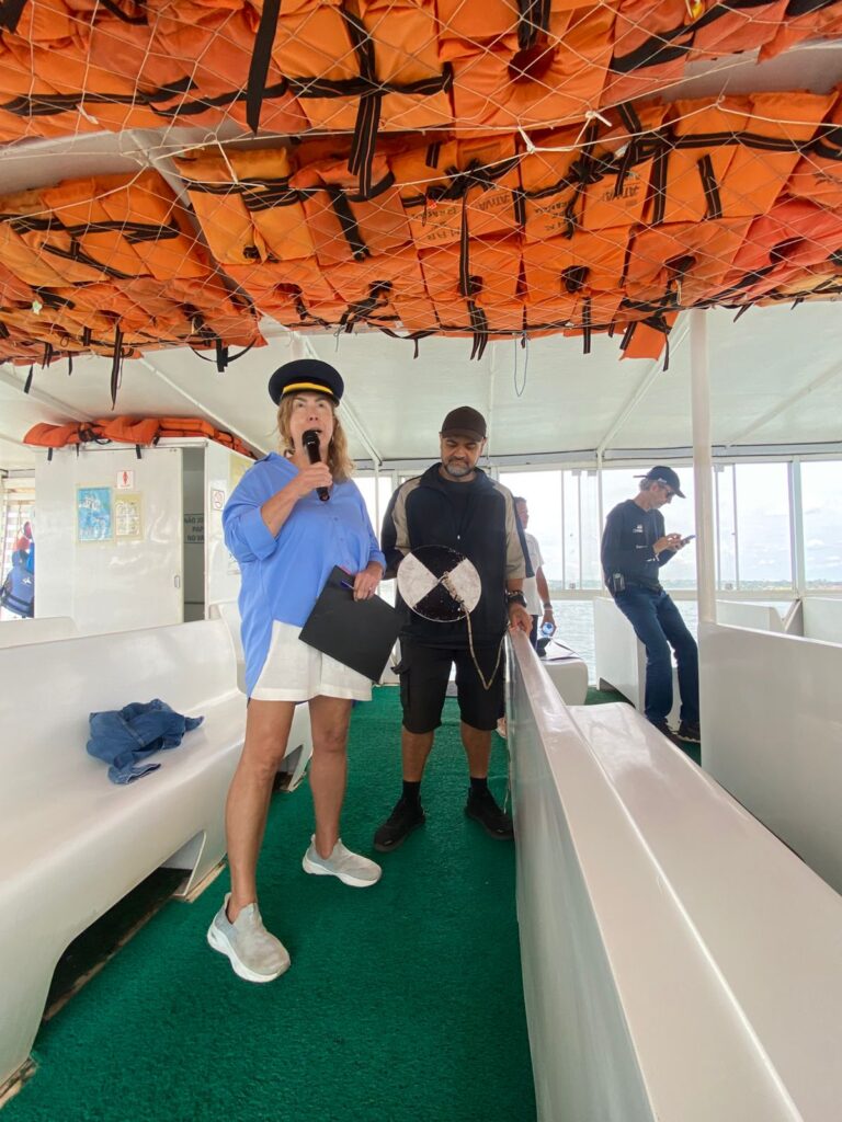 20. Inspire Future Action<br>- Action 16 - A professor and a researcher from the University of Brasília collected and analyzed water samples from Lake Paranoá during the regattas and spoke with participants about life in the water.
- Action 19 - This event offset the carbon emissions of the first edition, held in 2024; we launched a carbon emissions calculator for travel at nautical events for testing.
- Action 20 - The sailors