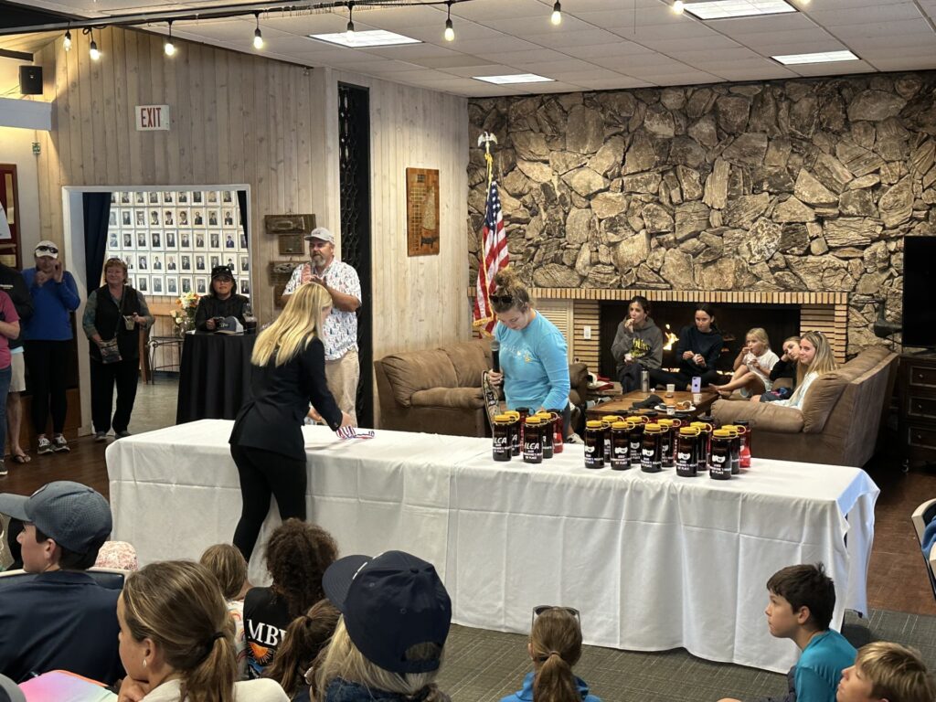 5. Award Practical Items or Use a Perpetual or Upcycled Trophy<br>MBYC awarded Nalgene water bottles as trophies for the event and used perpetual trophies for the winners of each fleet.  