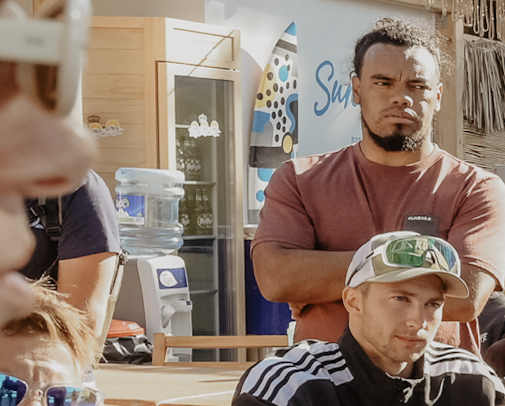 1. Eliminate Single-Use Water Bottles and Provide Water Refill Stations<br>beach clean up 
local trophy 
water refill station 