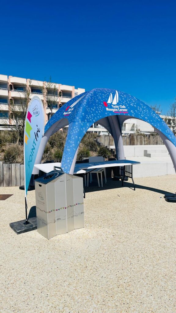 11. Ensure Proper Waste Bin Placement and Signage<br>11 - We set up eight bi-flux waste collection points across the entire event site, each with dedicated signage.
The bins and signage were provided by the local authority, helping us ensure consistent waste sorting throughout the regatta venue.
