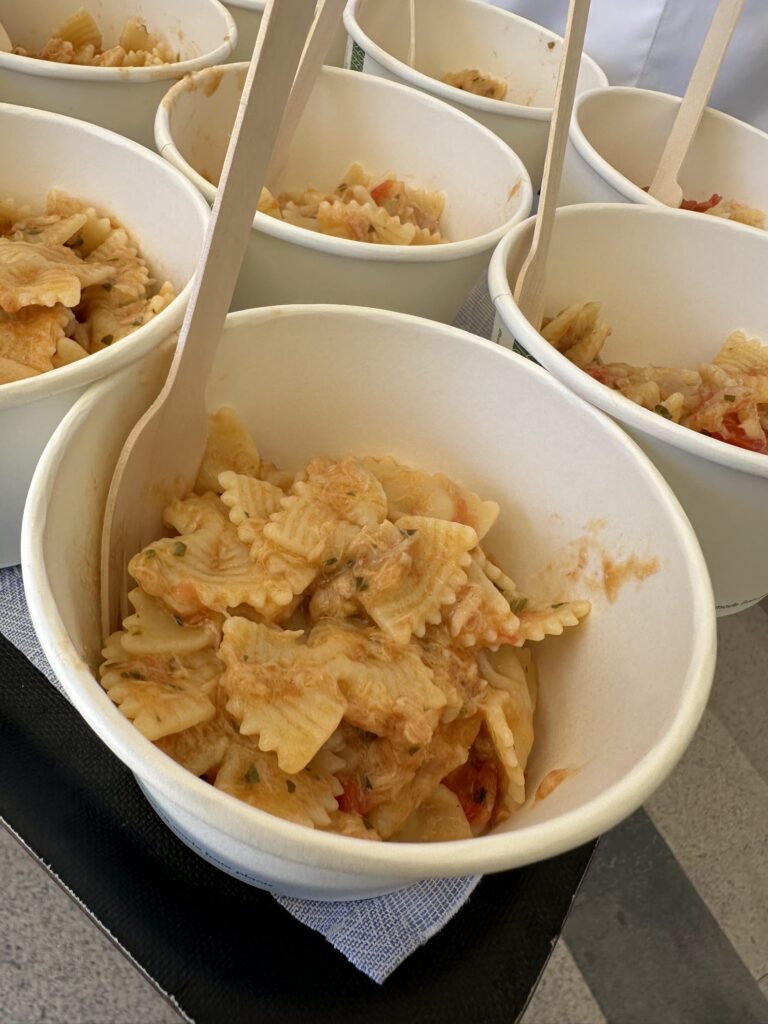 3. Serve Food with Plastic-Free Dinnerware<br>During the post-race refreshments, no plastic dinnerware was used; only biodegradable materials were used.