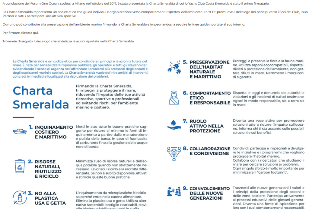 6. Publicize Your Sustainability Efforts<br>Information on the YCCS