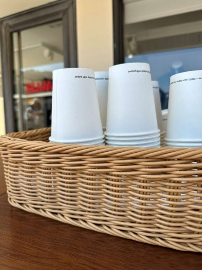 2. Eliminate Plastic Straws<br>Plastic straws were not used or distributed during the event, they are not more available at the YCCS. Drinks were served in paper cups.