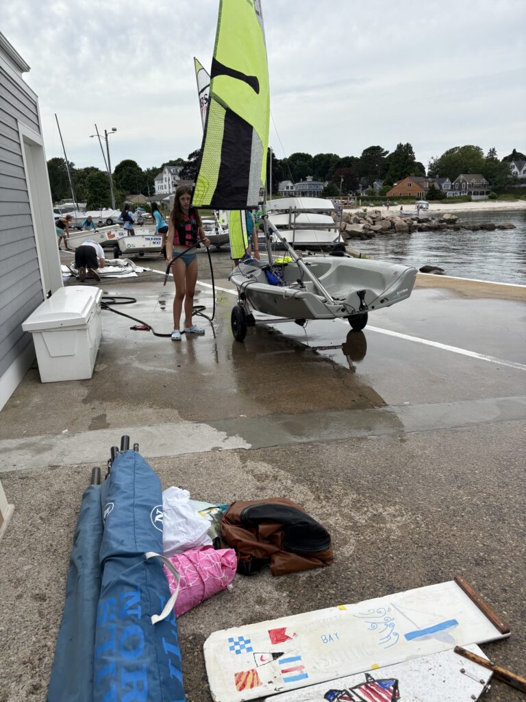 15. Prevent Toxins from Entering the Water<br>Sailors are only allowed to use water to wash their boats after sailing. 
