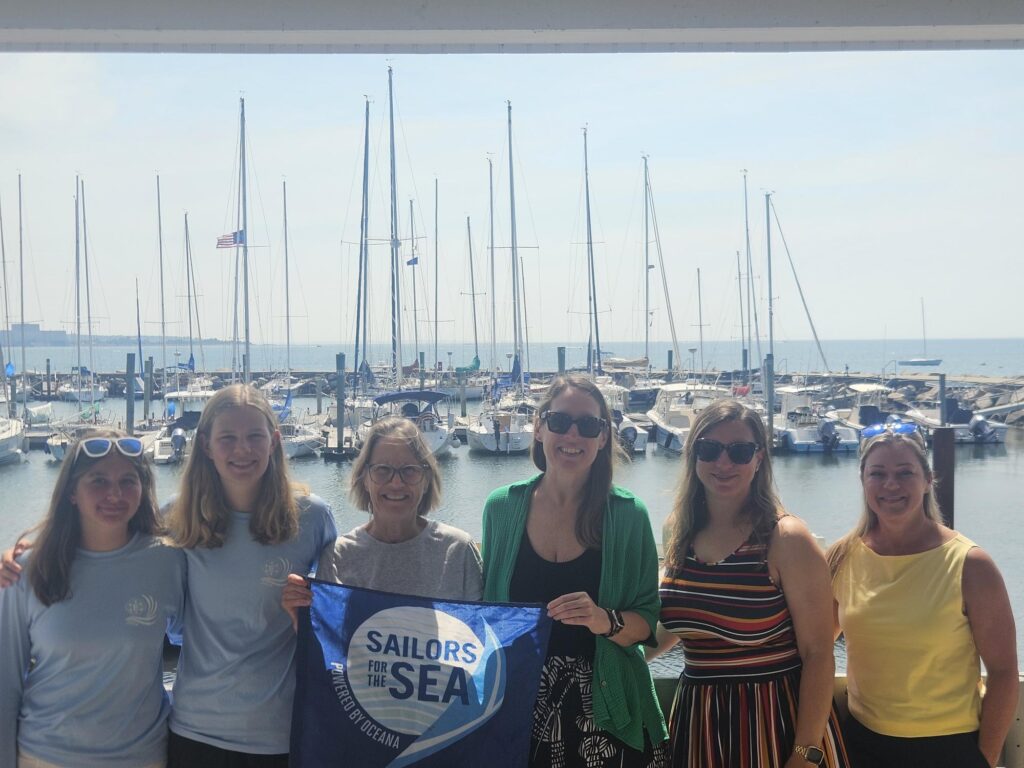 10. Organize a Green Team<br> We have a wonderful Green Team. Most excited that high school students Olivia Murin and Kennedy Nemec returned and have been a tremendous help this year. Our green team is involved in all aspects of planning our "home" regattas.
