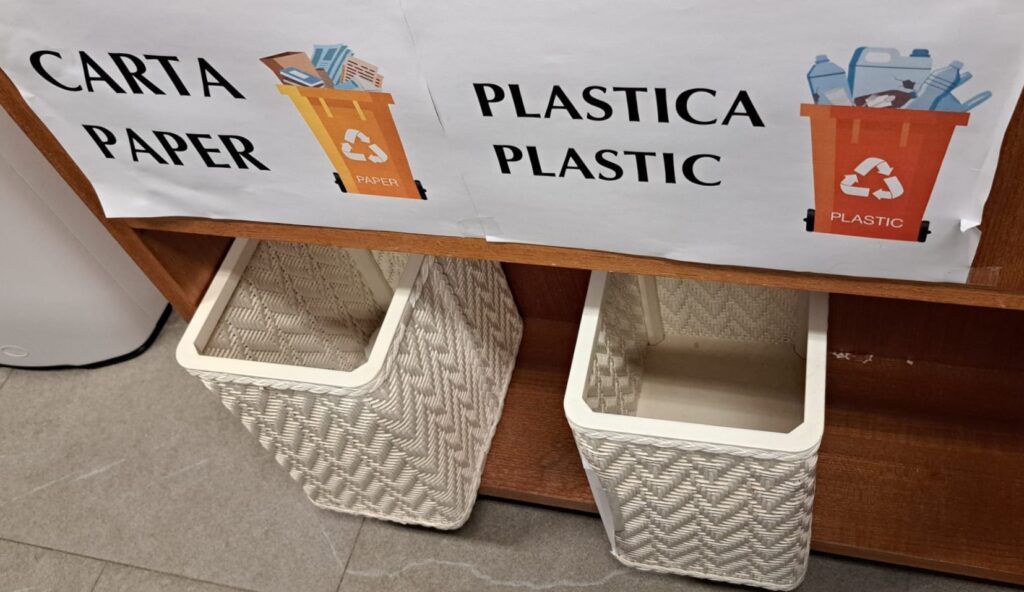 11. Ensure Proper Waste Bin Placement and Signage<br>We have placed clearly labelled waste collection bins both within the YCCS premises and throughout the regatta village to facilitate proper waste separation, with clear indications of the types of waste to be disposed of in each bin.
