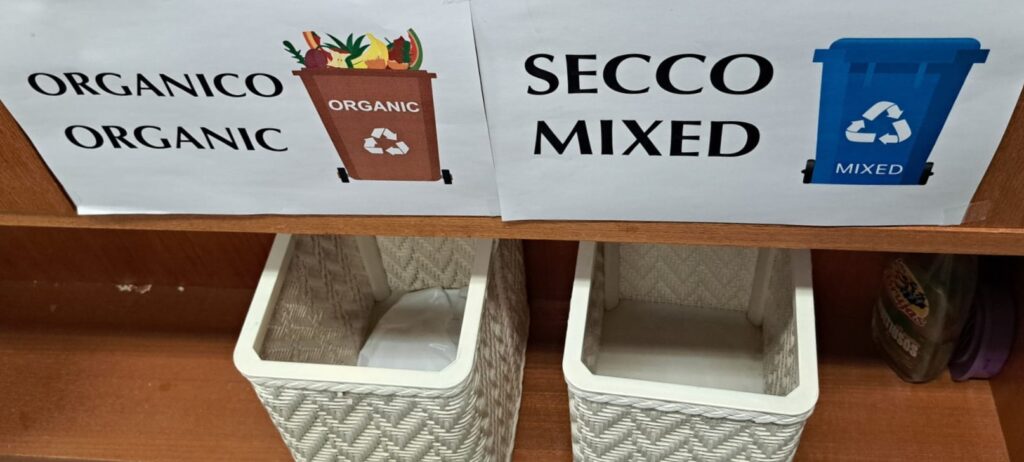11. Ensure Proper Waste Bin Placement and Signage<br>We have placed clearly labelled waste collection bins both within the YCCS premises and throughout the regatta village to facilitate proper waste separation, with clear indications of the types of waste to be disposed of in each bin.